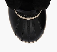 SOREL | BOTTE D'HIVER EN NYLON YOOT PAC NOIR GRAND ENFANT GARCON
