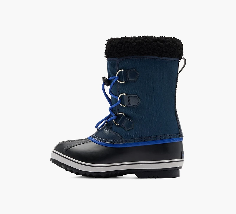 SOREL | BOTTE D'HIVER EN NYLON YOOT PAC BLEU GRAND ENFANT GARCON