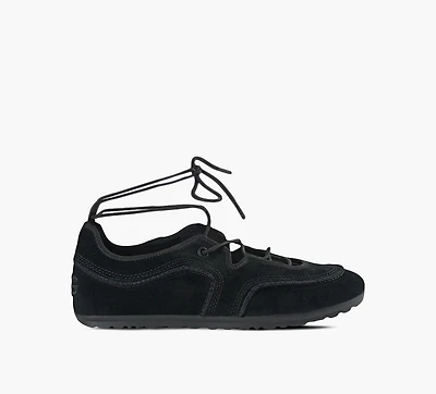 UGG | BASKET BALLERINE QUILL NOIR FEMMES