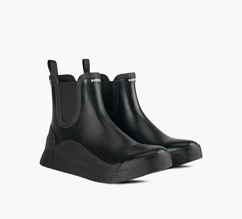 SOREL | BOTTE DE PLUIE CHELSEA IMPERMÉABLE OUT N ABOUT IV NOIR FEMMES