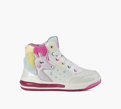 GEOX | J SKETLITE FILLE BLANC PETIT ENFANT