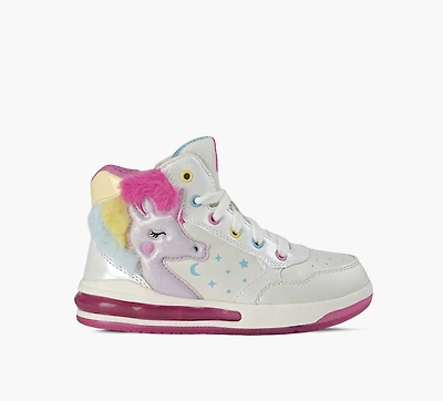GEOX | J SKETLITE FILLE BLANC GRAND ENFANT