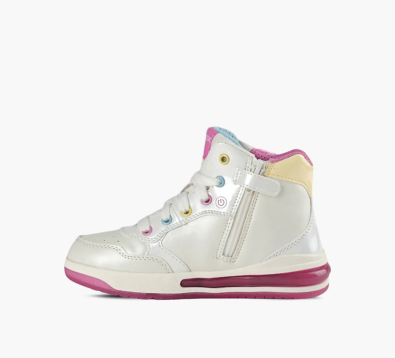 GEOX | J SKETLITE FILLE BLANC GRAND ENFANT