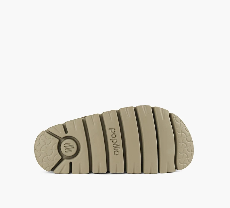 BIRKENSTOCK | BOSTON SEMELLE ÉPAISSE TAUPE FEMMES