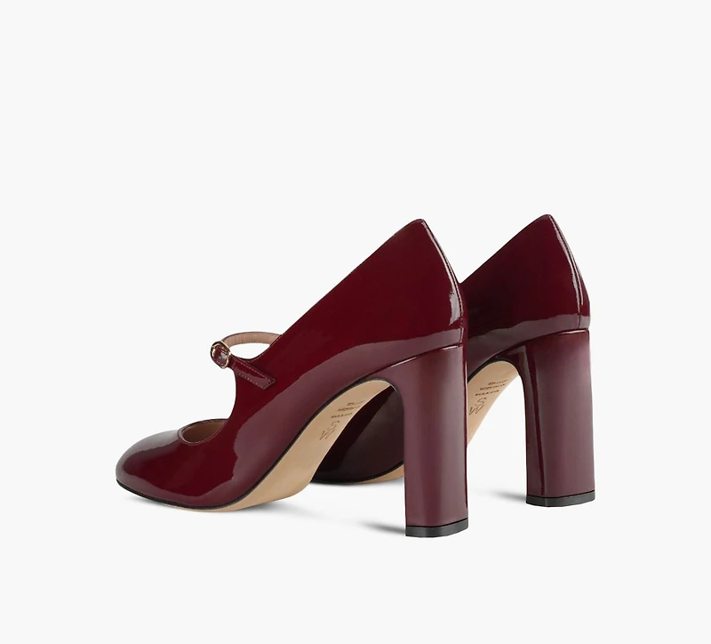 STUART WEITZMAN | MARY JANE BABETTE BOURGOGNE FEMMES