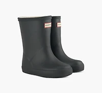 HUNTER | BOTTE ISOLÉE FIRST  NOIR PETIT ENFANT UNISEXE