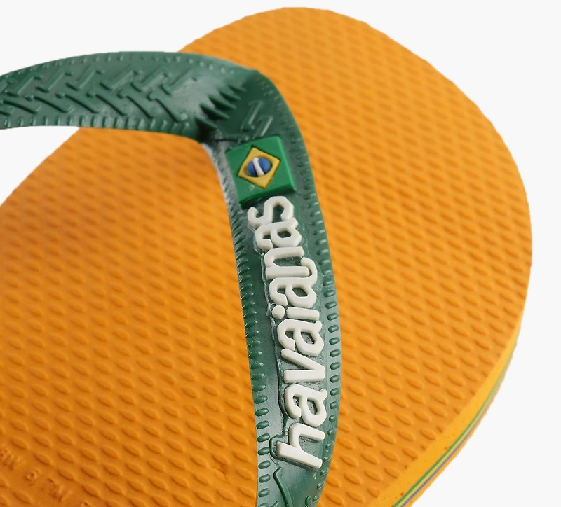 HAVAIANAS | TONG BRAZIL LOGO JAUNE FEMMES