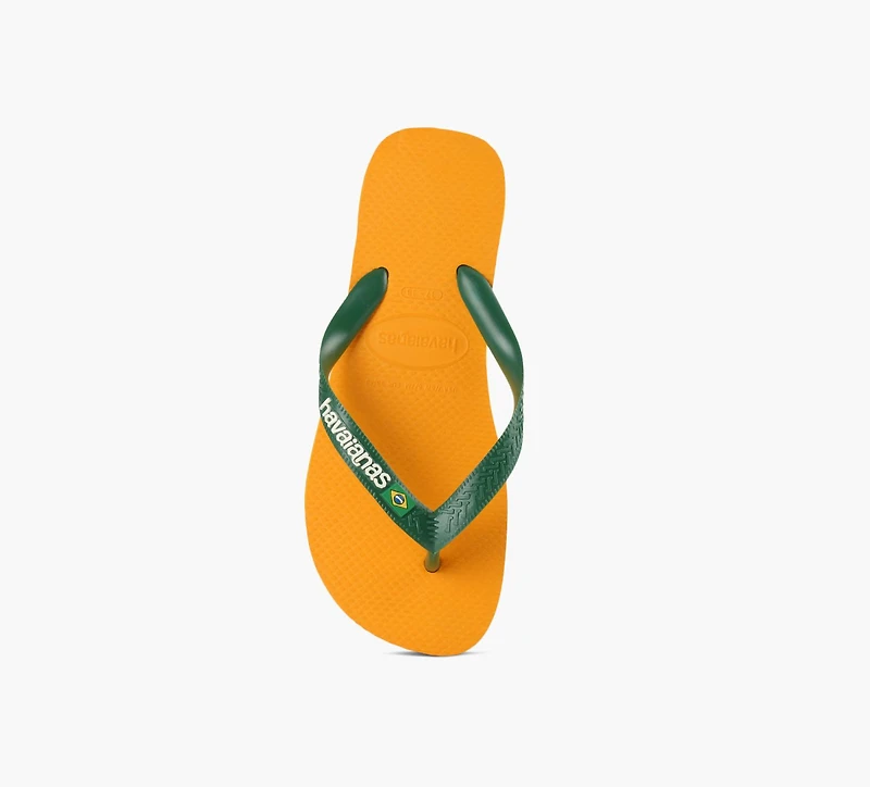 HAVAIANAS | TONG BRAZIL LOGO JAUNE FEMMES