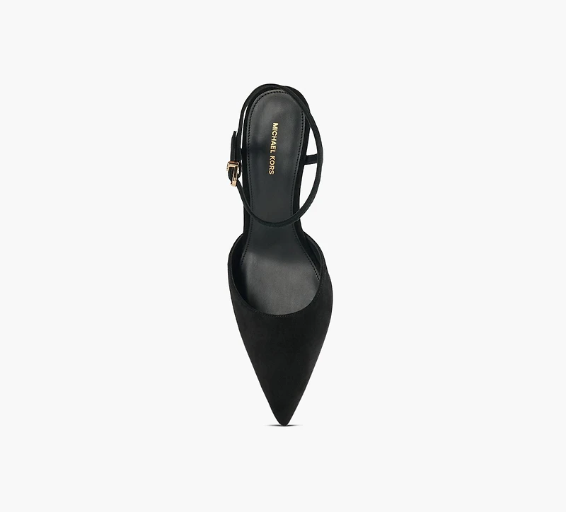 MICHAEL KORS | ESCARPIN MI-HAUT AMARA NOIR FEMMES