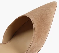 MICHAEL KORS | ESCARPIN MI-HAUT AMARA BEIGE FEMMES
