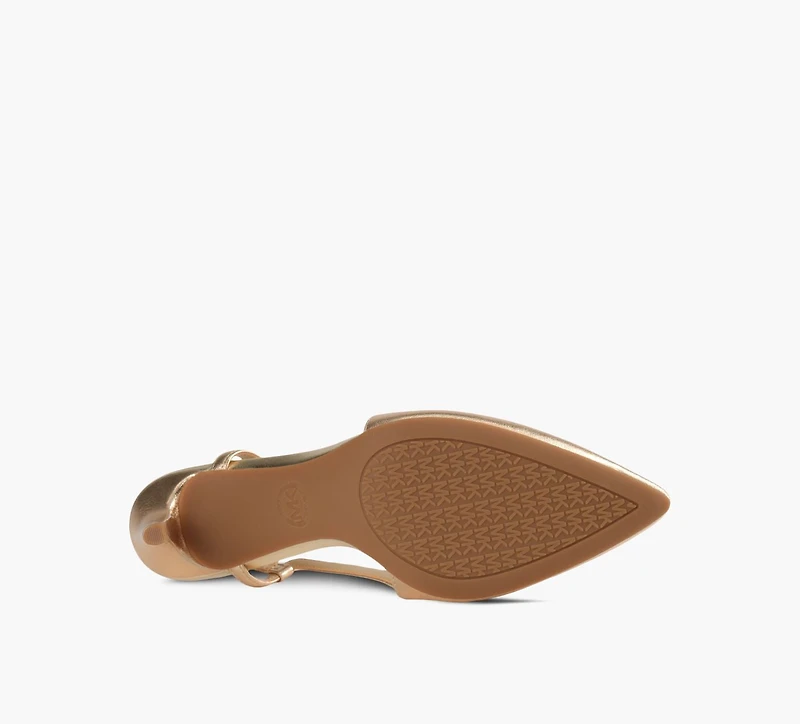 MICHAEL KORS | ESCARPIN À BRIDE ARRIÈRE VANESSA FLEX OR FEMMES