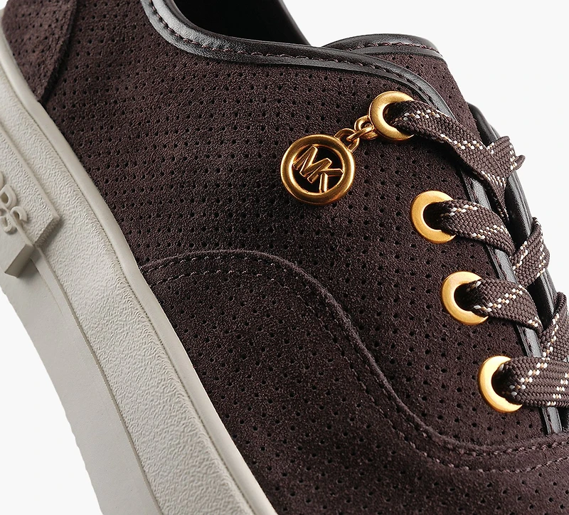 MICHAEL KORS | BASKET LINDSEY À LACER BRUN FEMMES