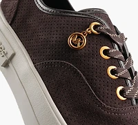MICHAEL KORS | BASKET LINDSEY À LACER BRUN FEMMES
