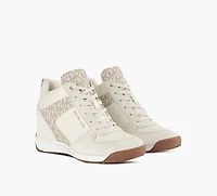 MICHAEL KORS | BASKET COMPENSÉE NIKKO S2 BEIGE FEMMES
