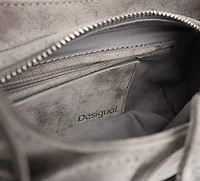 DESIGUAL | SAC ÉPAULE NICKEL | GRIS | FEMMES