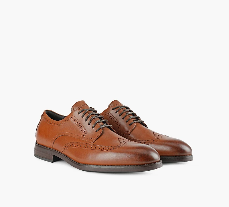 COLE HAAN | OXFORD GRAND WINGTIP HARMON TAN HOMMES