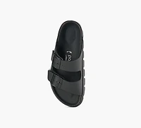 BIRKENSTOCK | ARIZONA SEMELLE ÉPAISSE BIRKO NOIR FEMMES
