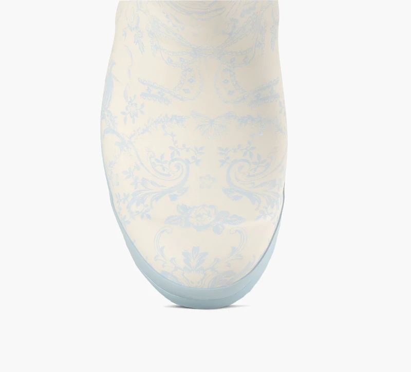 HUNTER | BOTTE HAUTE ORIGINAL TOSCANA TOILE X LOVESHACKFANCY BLANC FEMMES