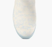 HUNTER | BOTTE HAUTE ORIGINAL TOSCANA TOILE X LOVESHACKFANCY BLANC FEMMES