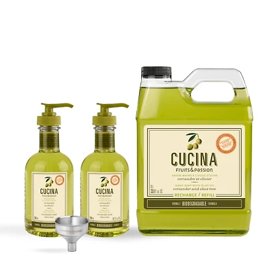 Hand Soap Duo Refill Starter | Coriander and Olive Tree
