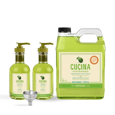 Hand Soap Duo Refill Starter | Lime Zest and Cypress