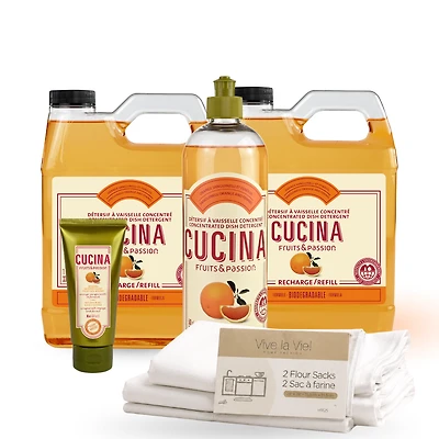 Dish Detergent Refill Bundle | Sanguinelli Orange and Fennel