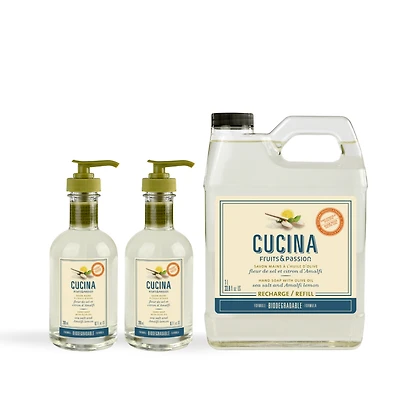 Hand Soap Duo Refill Starter | Sea Salt and Amalfi Lemon