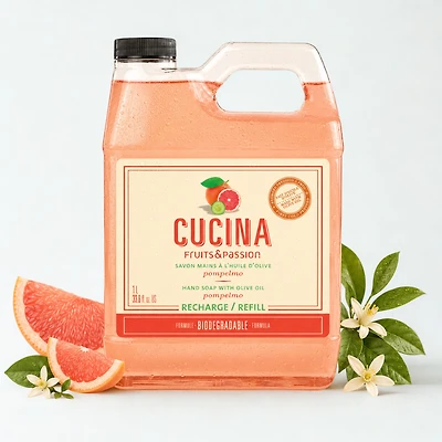 Hand Soap with Olive Oil | Pompelmo | 1L Refill