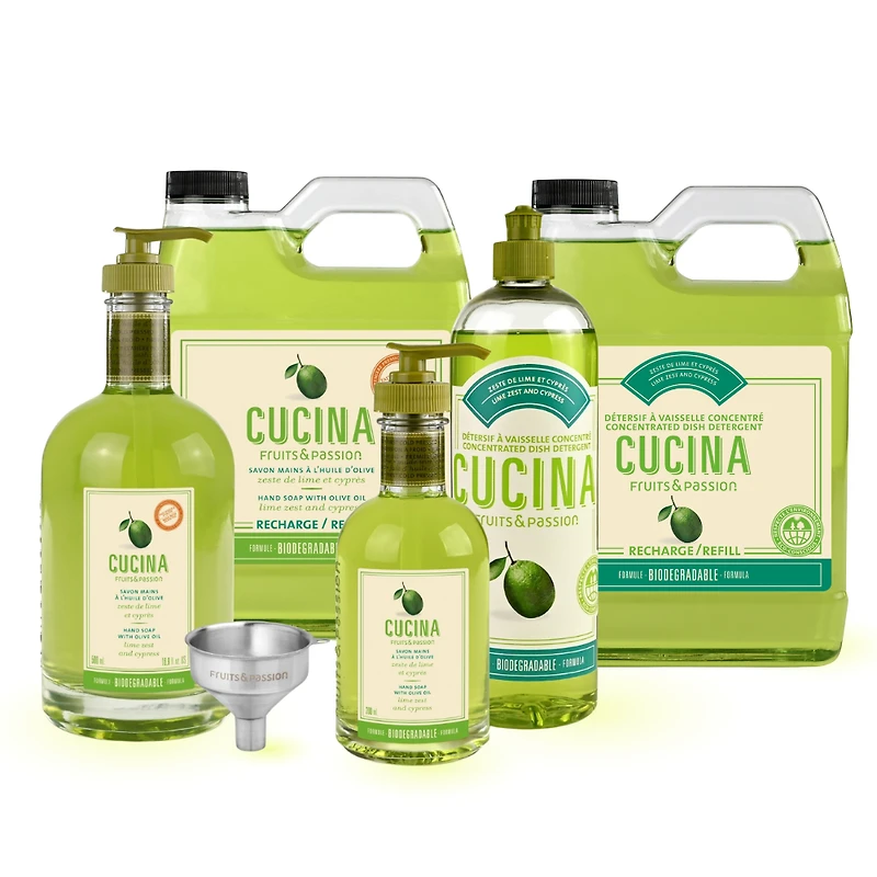 Hand and Dish Refill Bundle | Lime Zest and Cypress