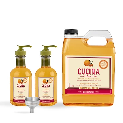 Hand Soap Duo Refill Starter | Sanguinelli Orange and Fennel