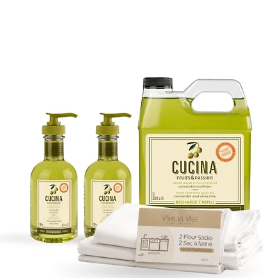 Hand Soap Duo Refill Starter | Coriander and Olive Tree