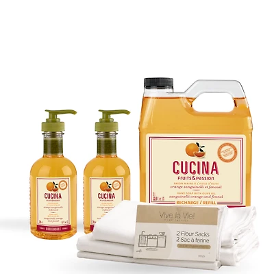 Hand Soap Duo Refill Starter | Sanguinelli Orange and Fennel