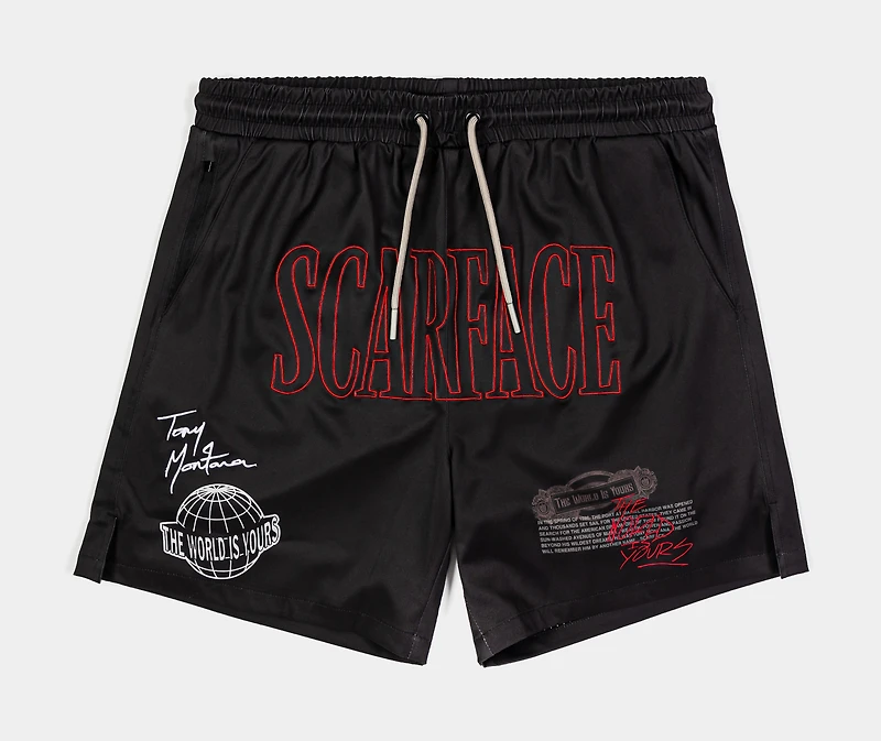 SCARFACE X SP SP x Scarface Little Friend Mens Shorts (Black