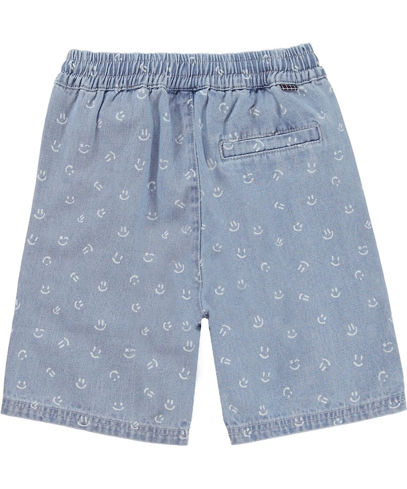 Denim smile shorts