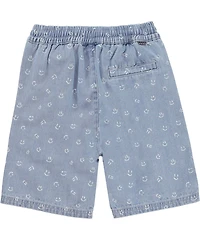 Denim smile shorts