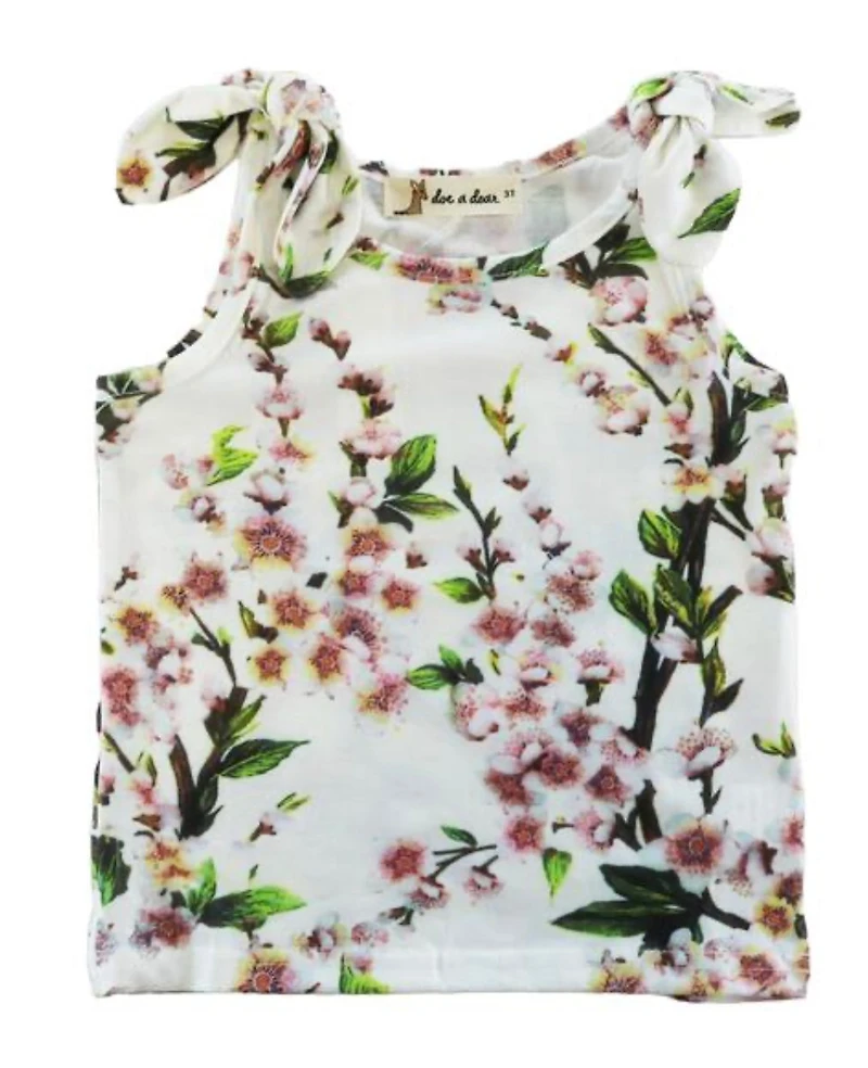 Knot Shoulder Floral Vest