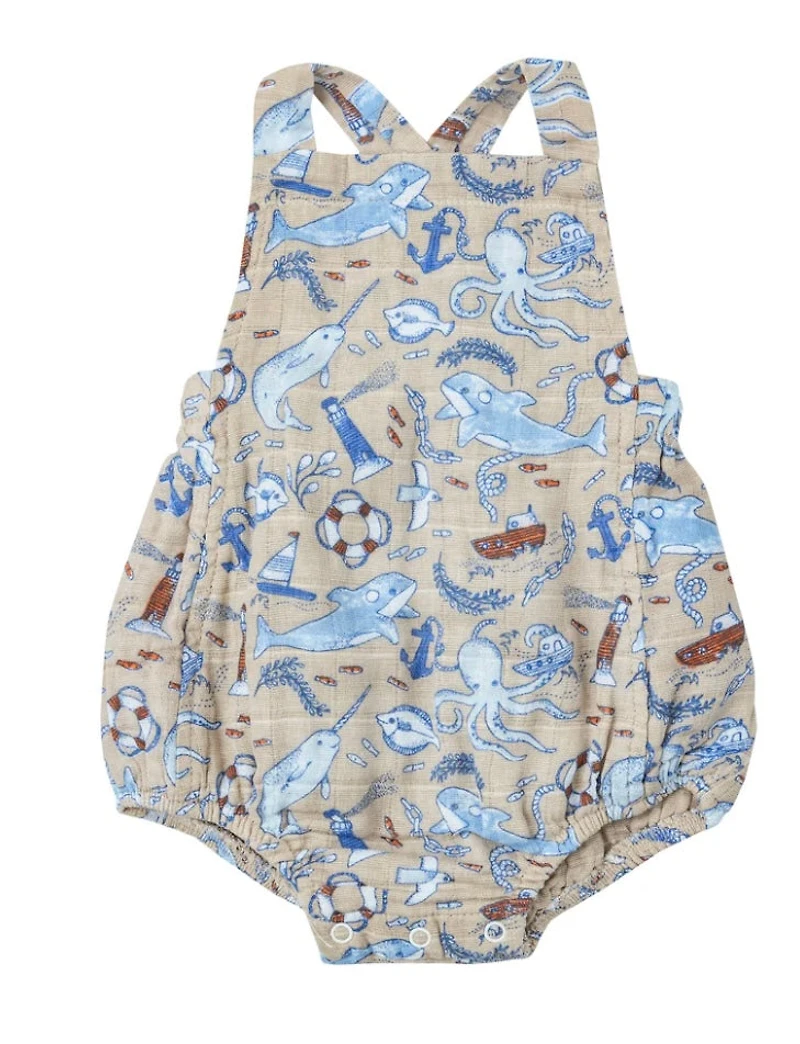 Nautical Retro Sunsuit