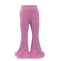 Fringe Purple Feather & Bow 3 Piece Set