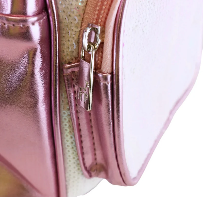 Bowtie Sequin Backpack - Pink