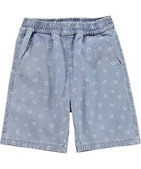 Denim smile shorts