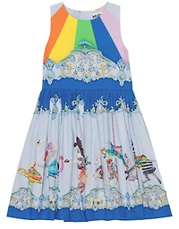 Sea Carousel printed Dress