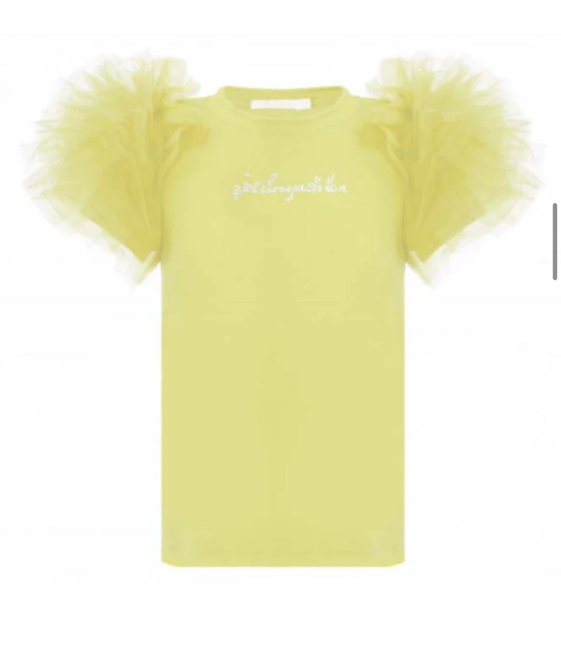 Rhinestones and Shiny Logo T-shirts