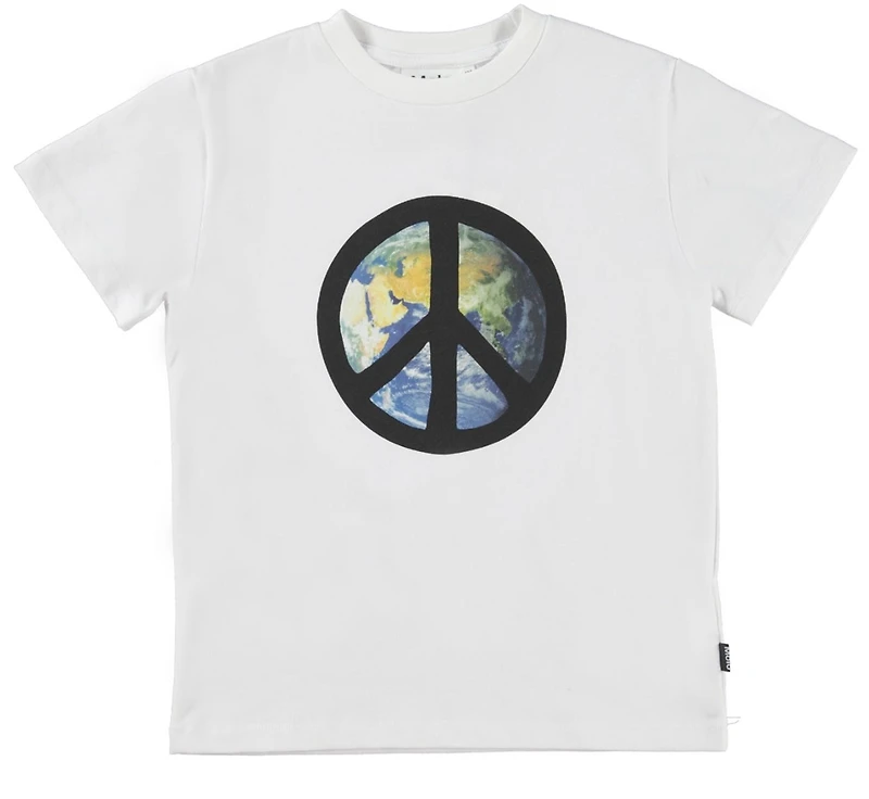 Earth with peace sign T-Shirt