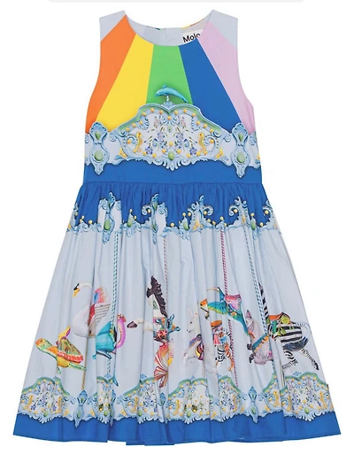 Sea Carousel printed Dress