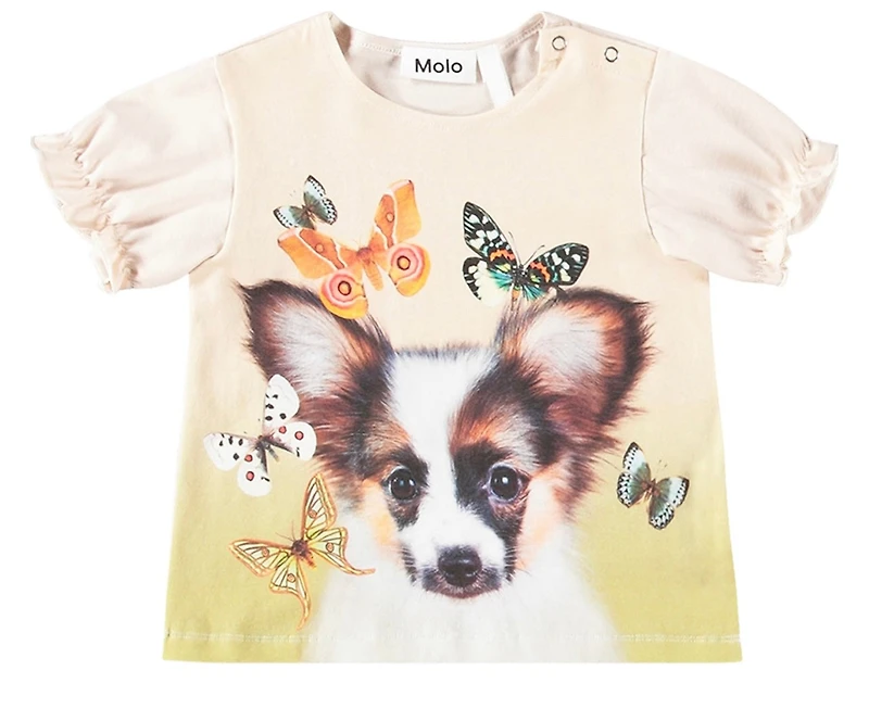 Papillon Puppy printed T-Shirt