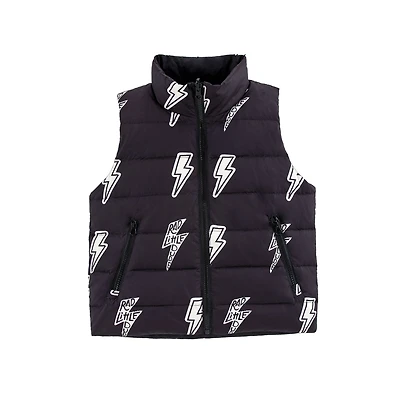 Casey Reversible Vest Lightning Storm