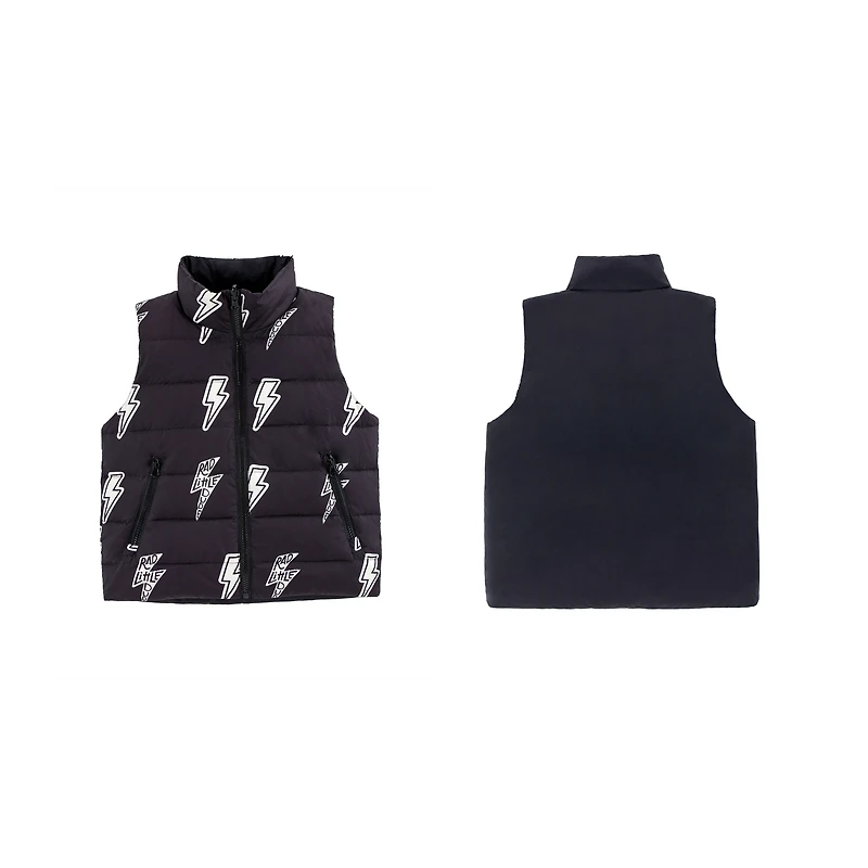 Casey Reversible Vest Lightning Storm