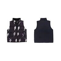 Casey Reversible Vest Lightning Storm