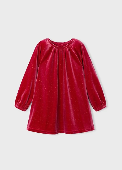 Dark red dress