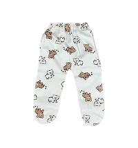 Baby Bear Print Set – 100% Cotton (Pants + Wrap Top) 🐻